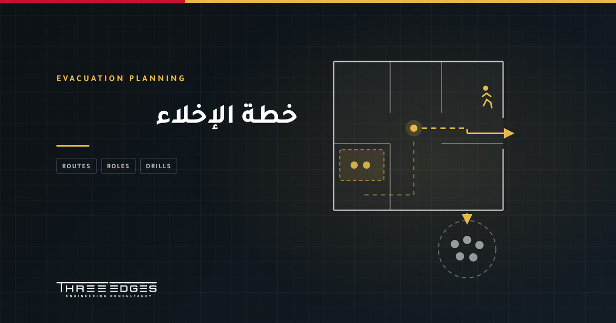 خطة الإخلاء: من مخطط معلّق على الحائط إلى تدريب حقيقي