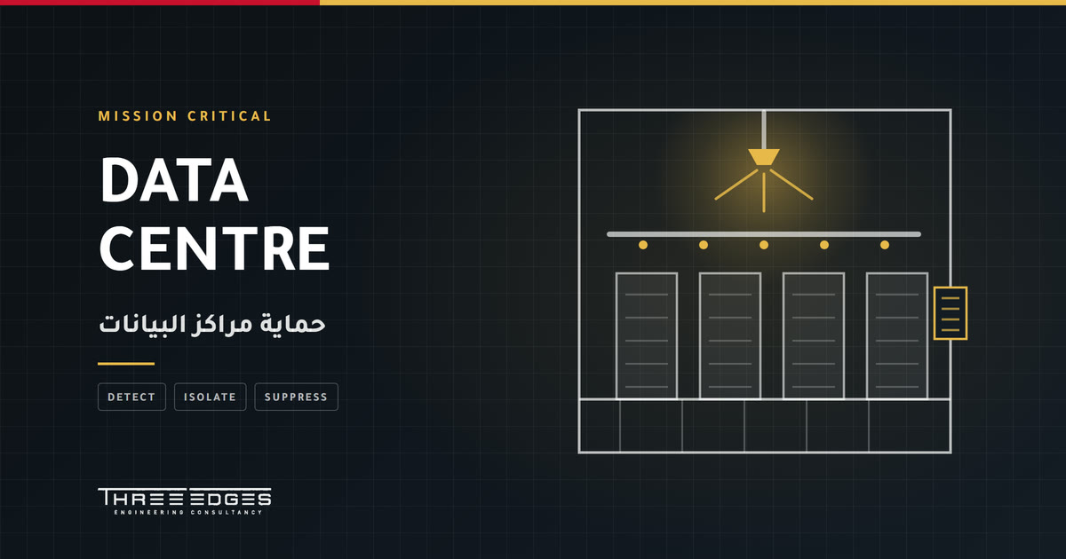 حماية مراكز البيانات وغرف الخوادم: الكشف المبكر قبل الإطفاء